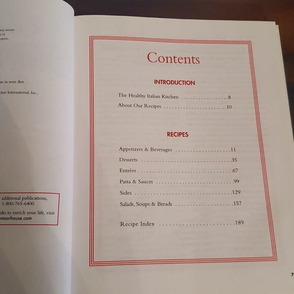2006 Weight Watchers Quick Italian Favorites Cookbook  - Hardcover - Picture 4 of 8